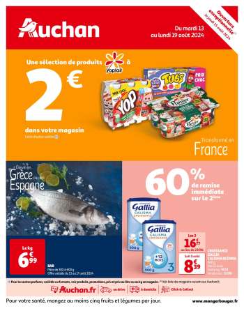 Catalogue Auchan - 13/08/2024 - 19/08/2024.