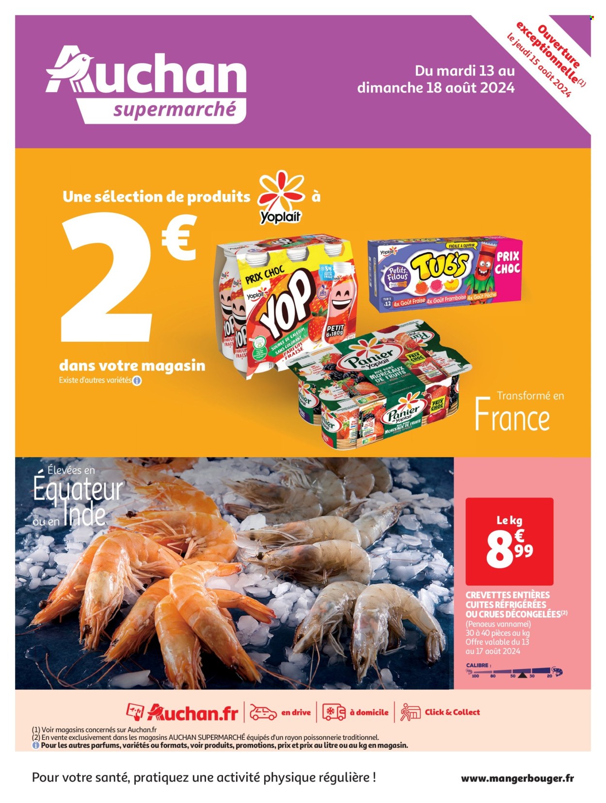 Catalogue Auchan - 13/08/2024 - 18/08/2024. Page 1