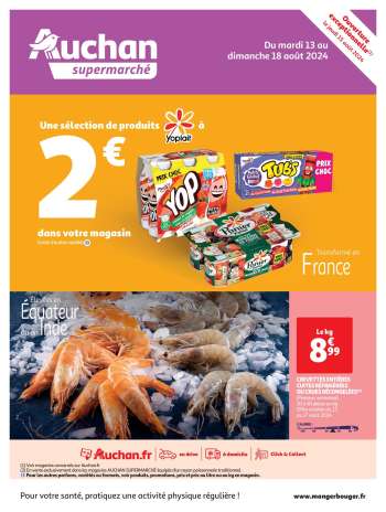 Catalogue Auchan - 13/08/2024 - 18/08/2024.