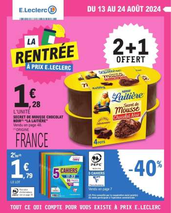 Catalogue E.Leclerc - 13/08/2024 - 24/08/2024.