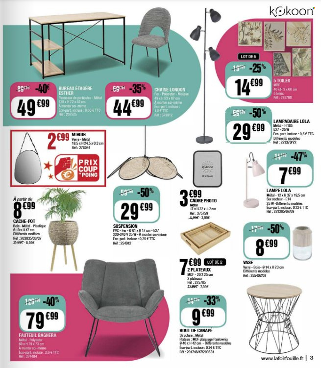 Catalogue La Foir'Fouille. Page 3
