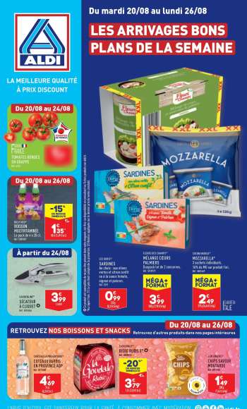 Catalogue ALDI - 20/08/2024 - 26/08/2024.