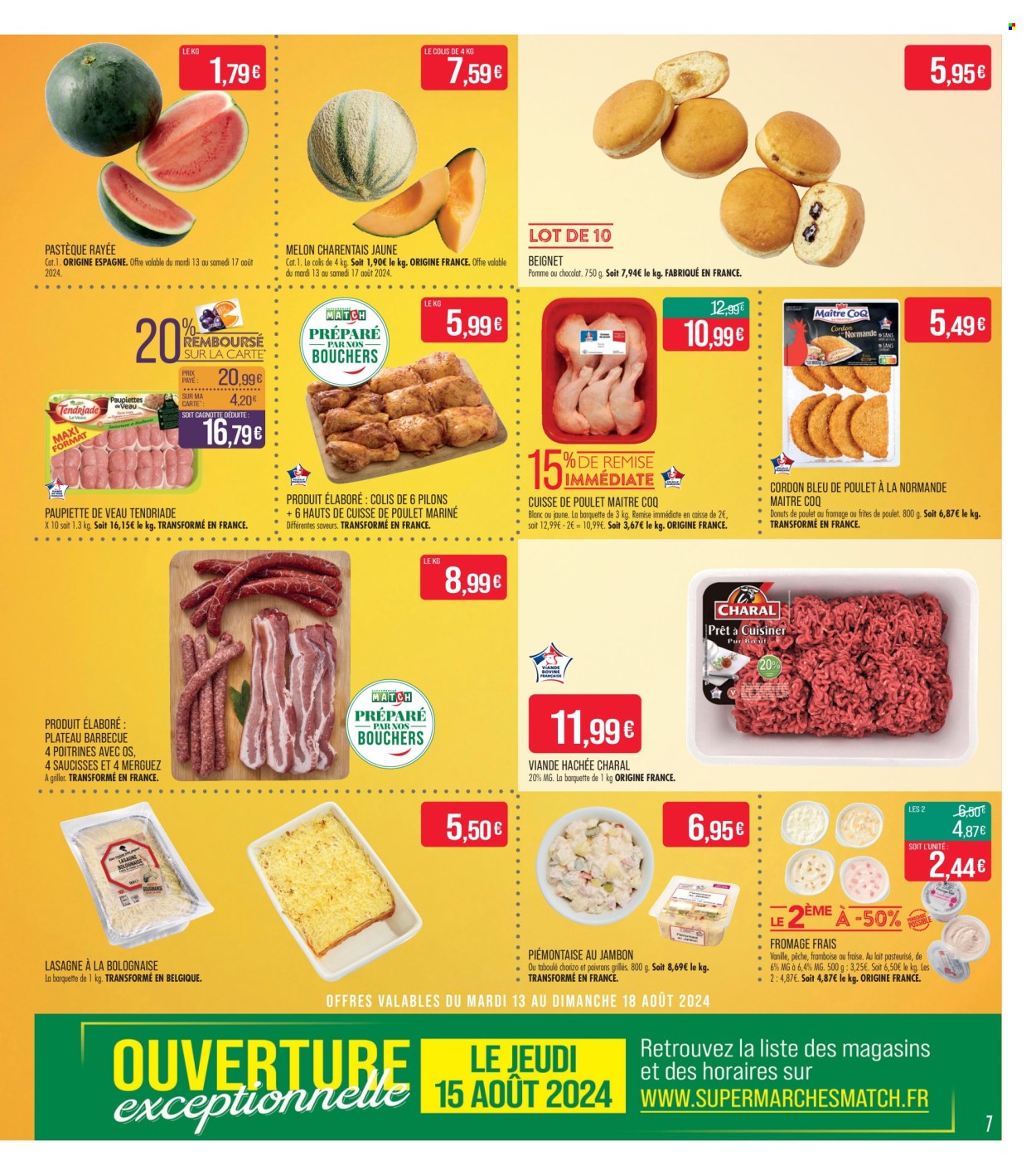 Catalogue Supermarché Match - 13/08/2024 - 25/08/2024. Page 7