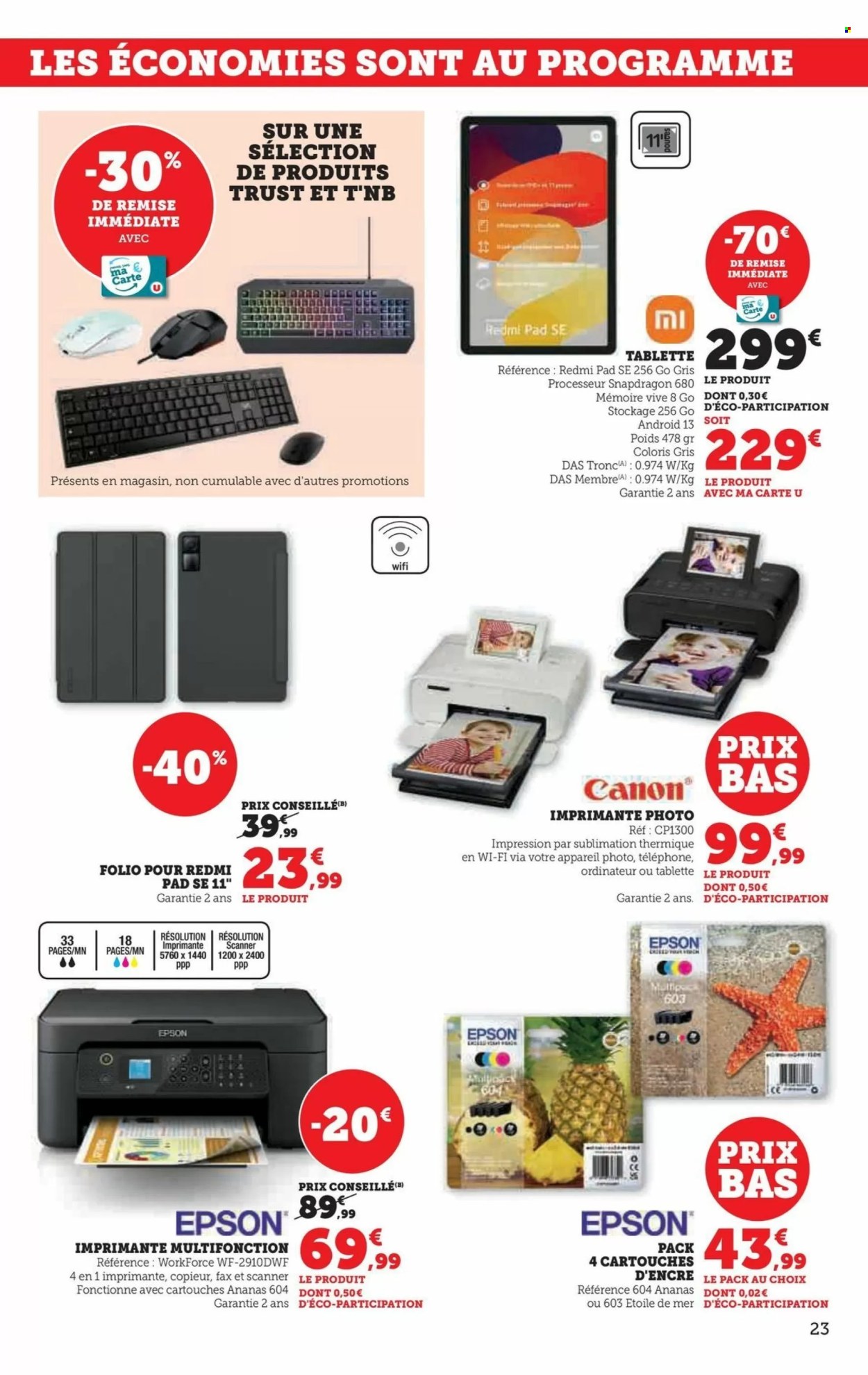 Catalogue SUPER U - 20/08/2024 - 08/09/2024. Page 23
