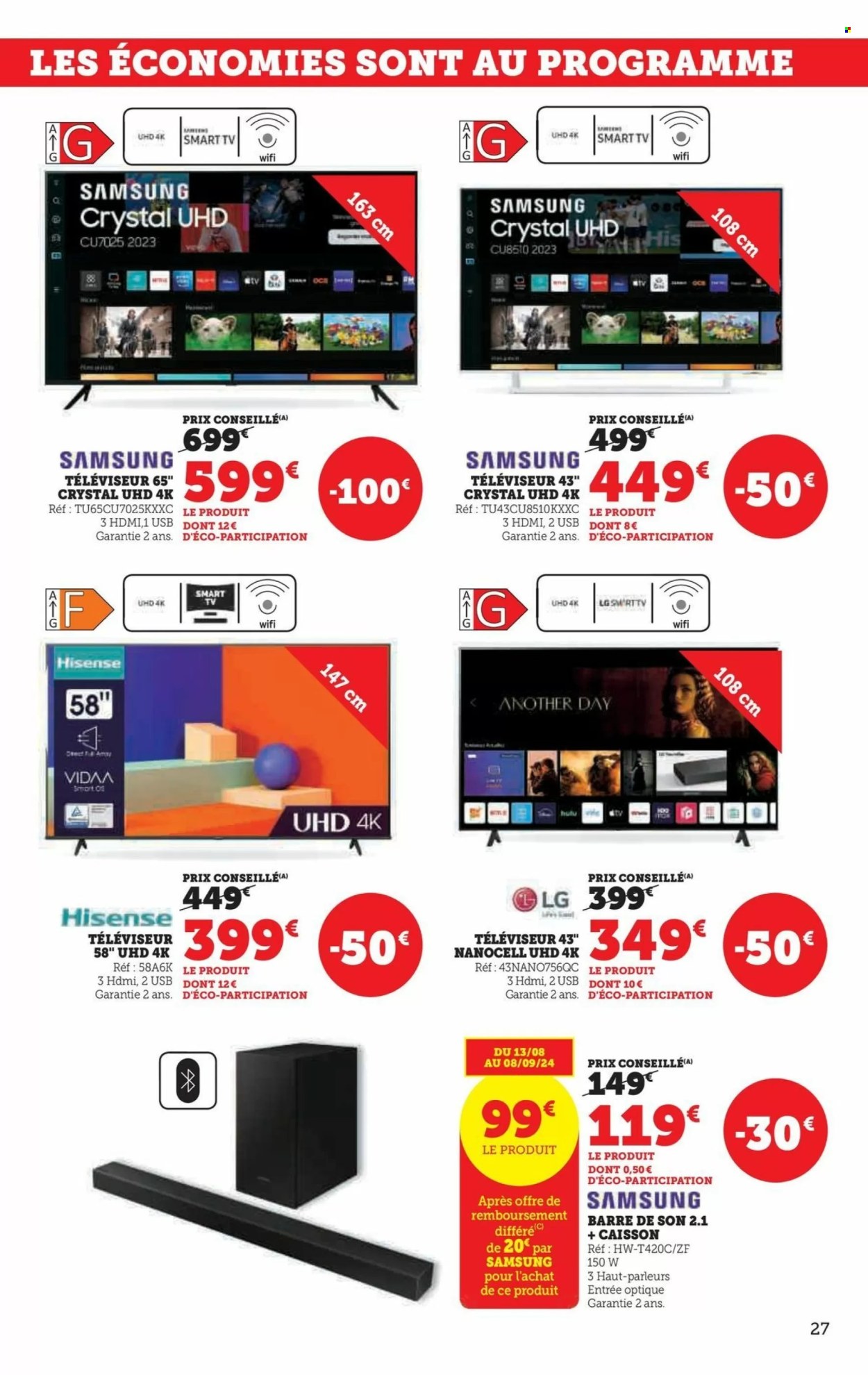Catalogue SUPER U - 20/08/2024 - 08/09/2024. Page 27