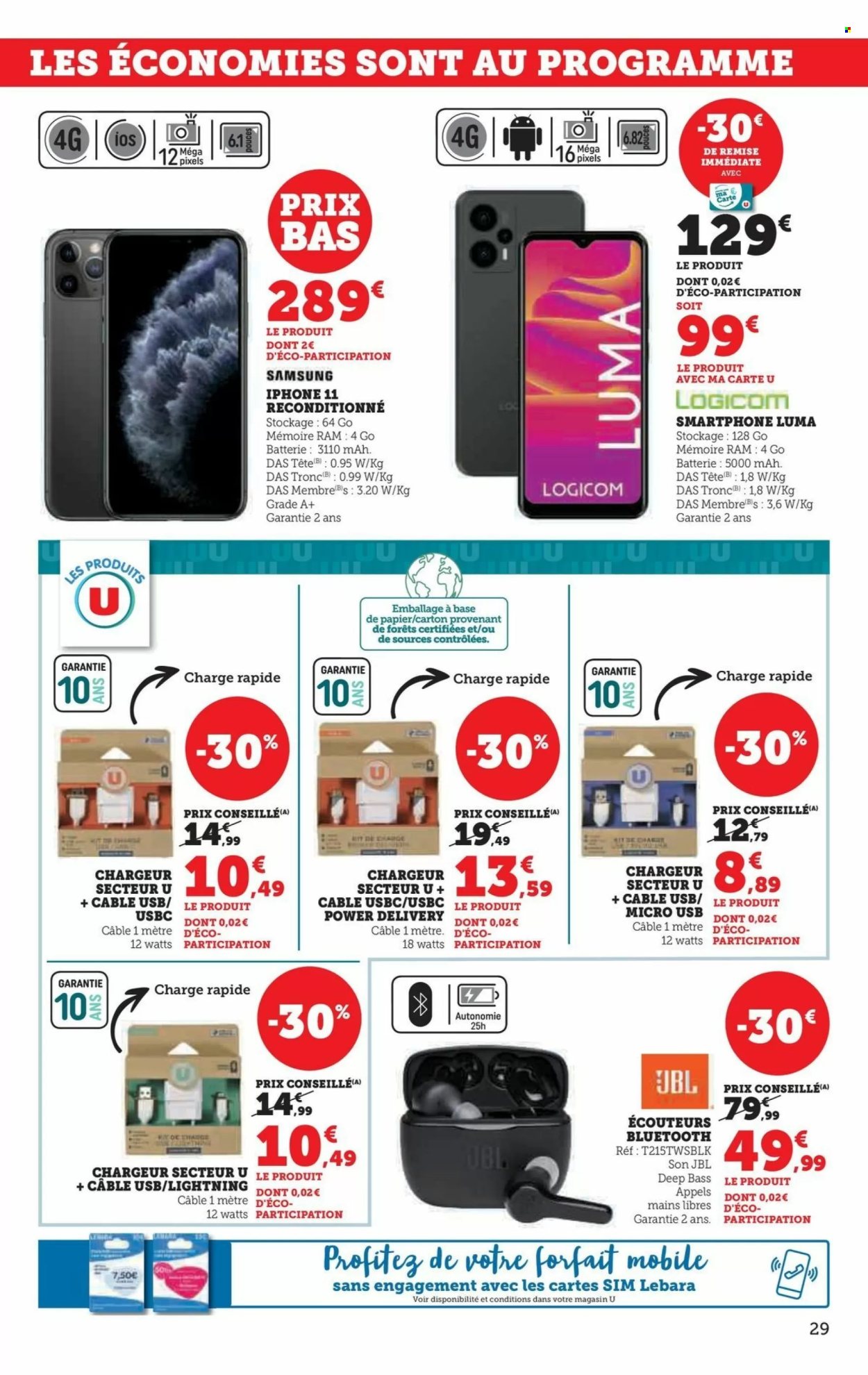 Catalogue SUPER U - 20/08/2024 - 08/09/2024. Page 29