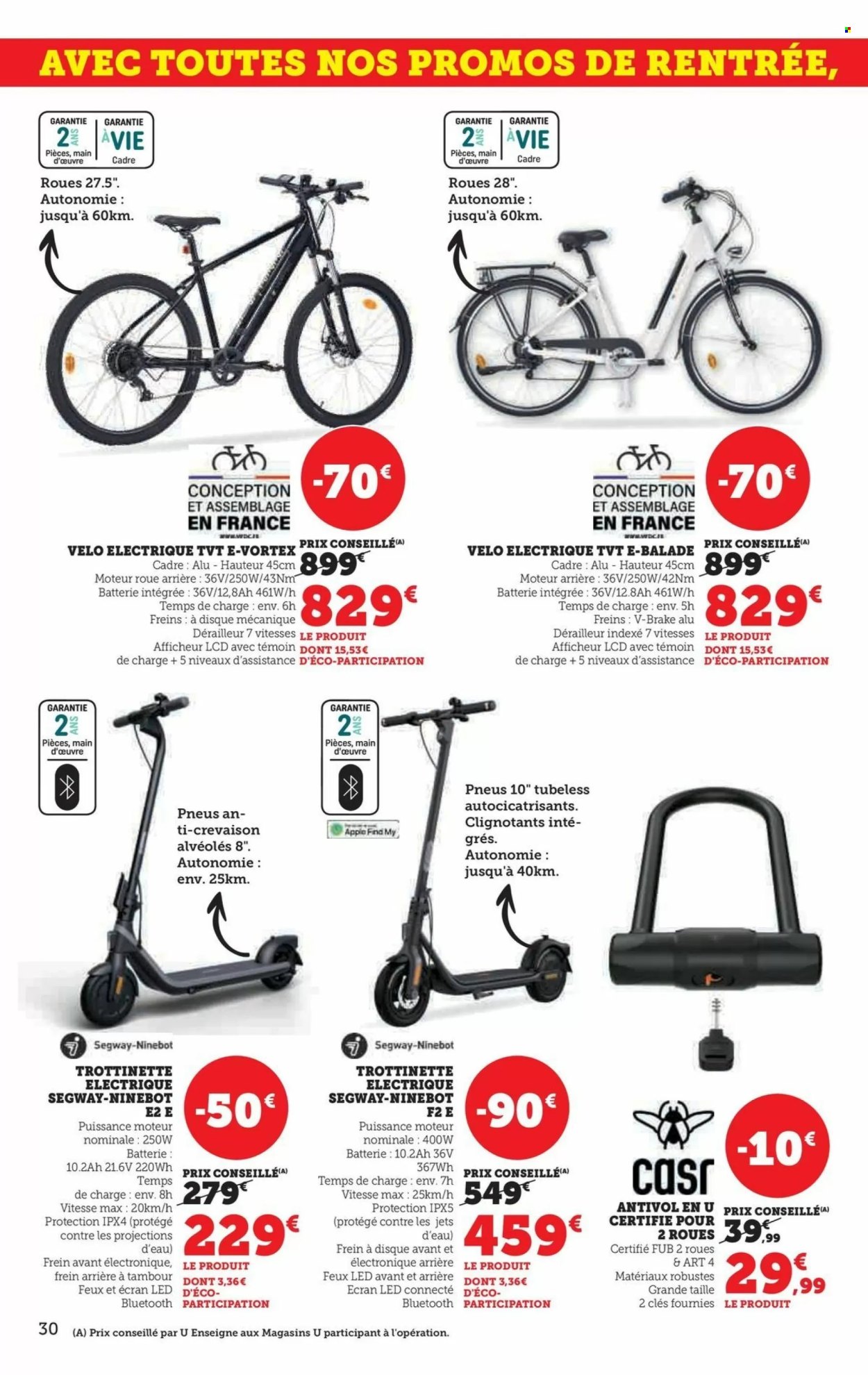 Catalogue SUPER U - 20/08/2024 - 08/09/2024. Page 30