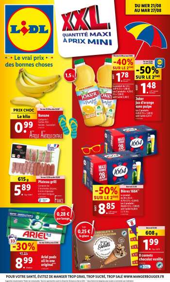 Catalogue Lidl - 21/08/2024 - 27/08/2024.