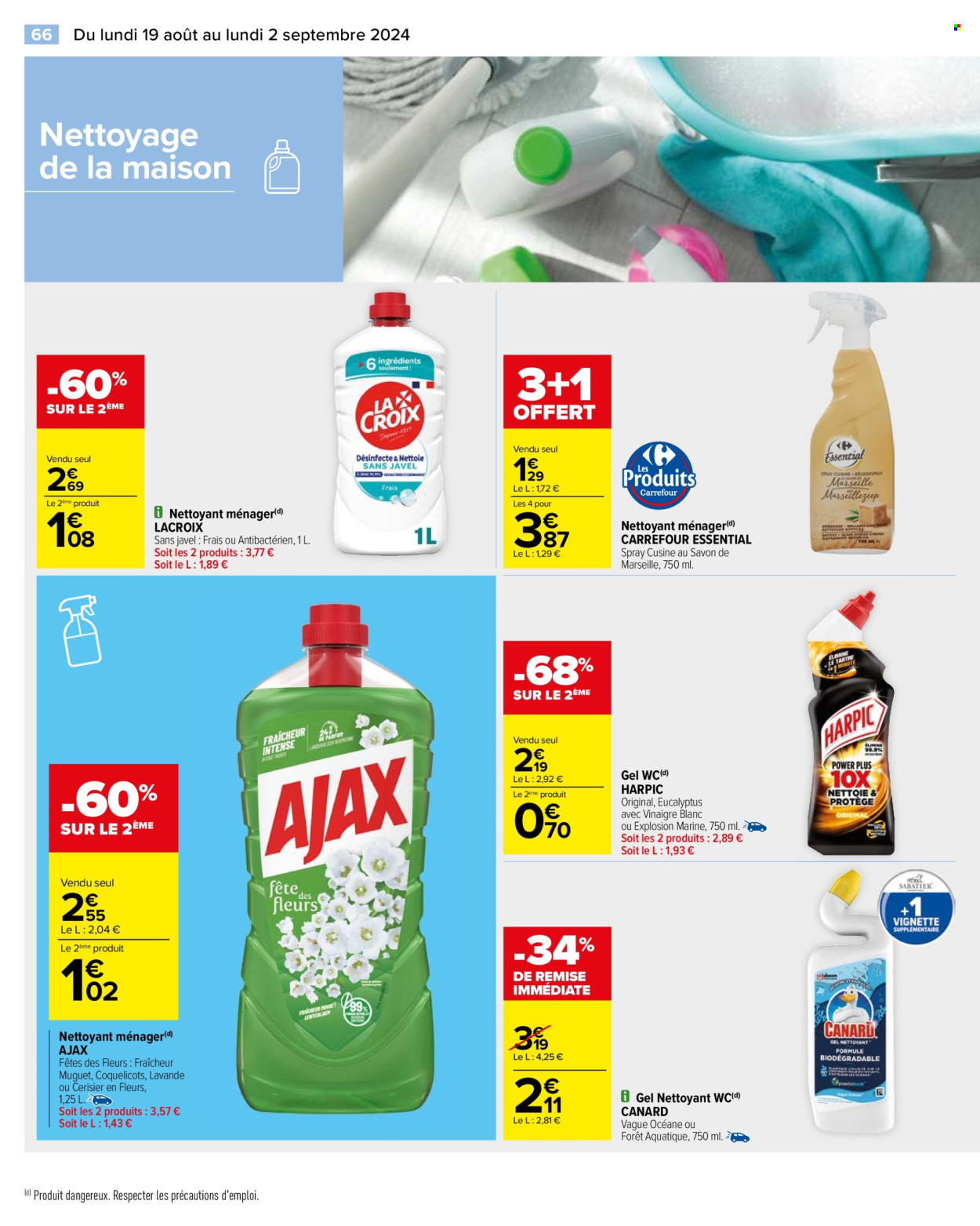 Catalogue Carrefour Hypermarchés - 19/08/2024 - 02/09/2024. Page 68