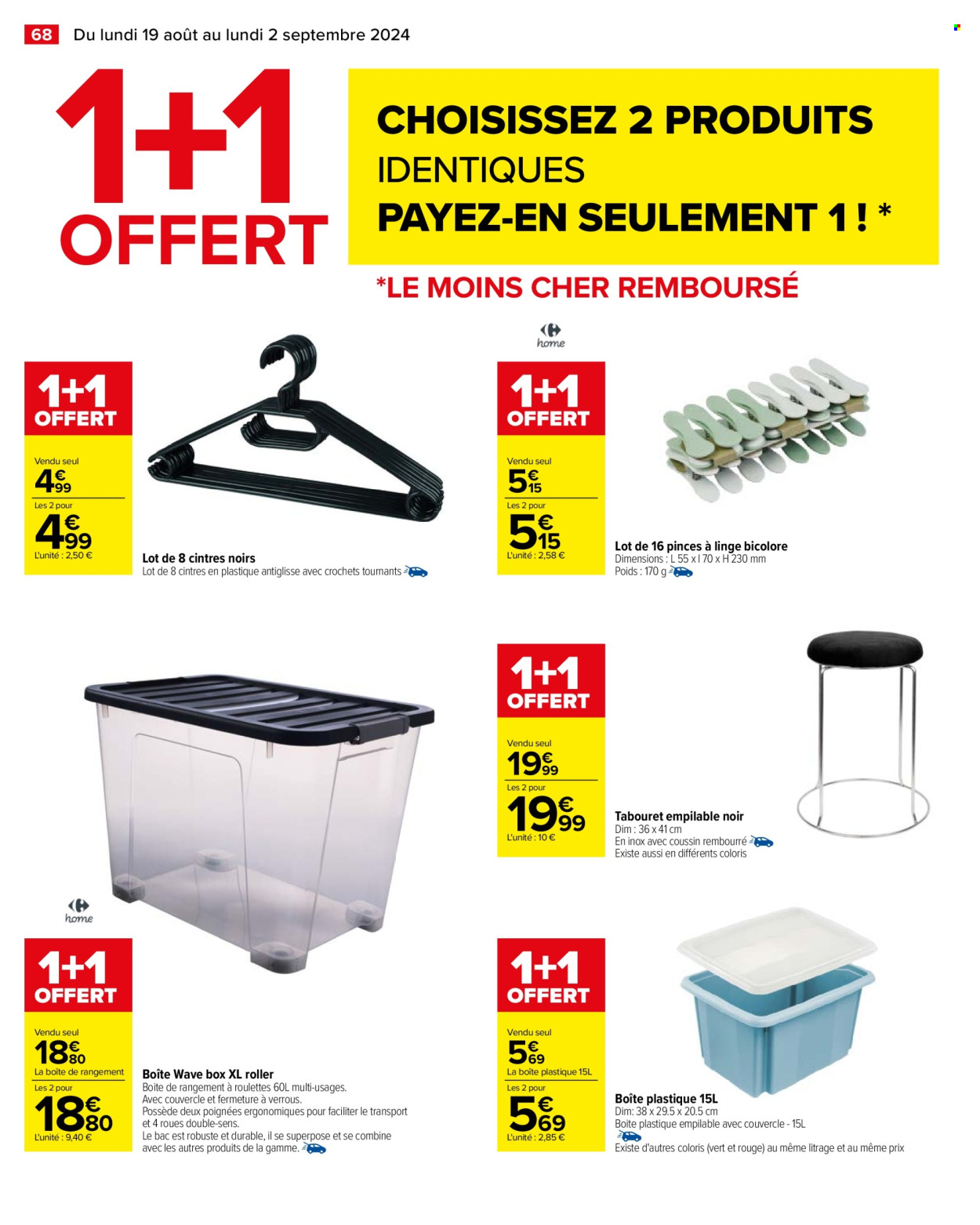 Catalogue Carrefour Hypermarchés - 19/08/2024 - 02/09/2024. Page 70