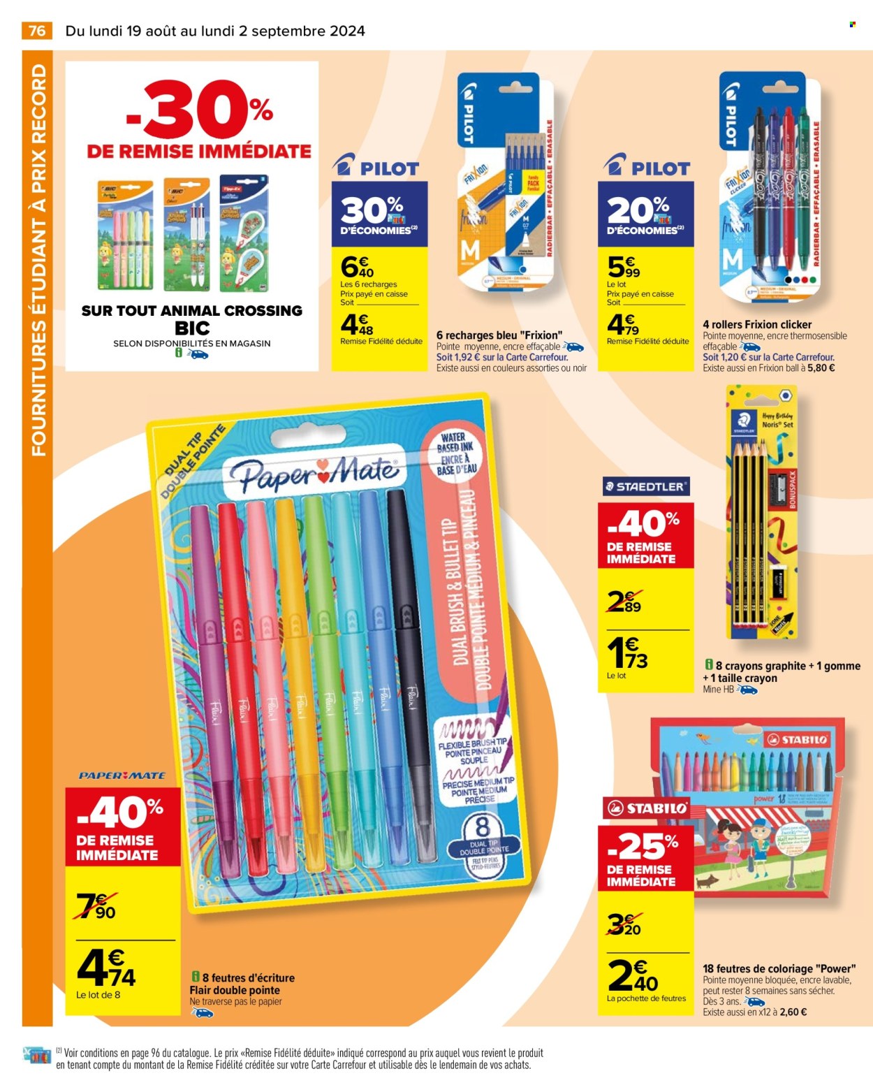 Catalogue Carrefour Hypermarchés - 19/08/2024 - 02/09/2024. Page 78