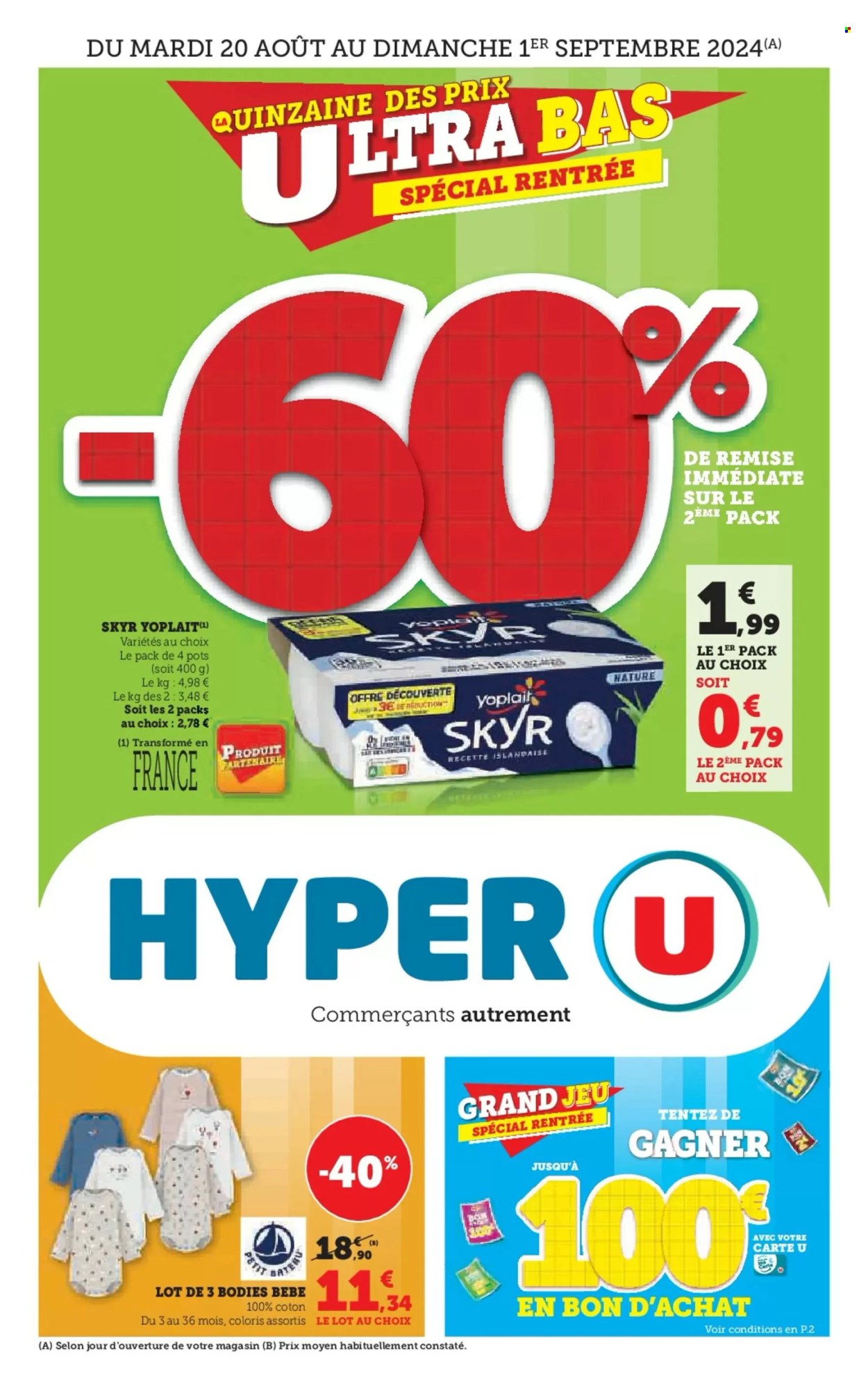 Catalogue HYPER U - 20/08/2024 - 01/09/2024. Page 1