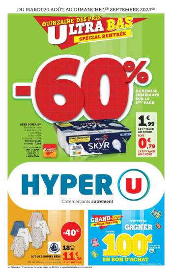 Catalogue HYPER U - 20/08/2024 - 01/09/2024.