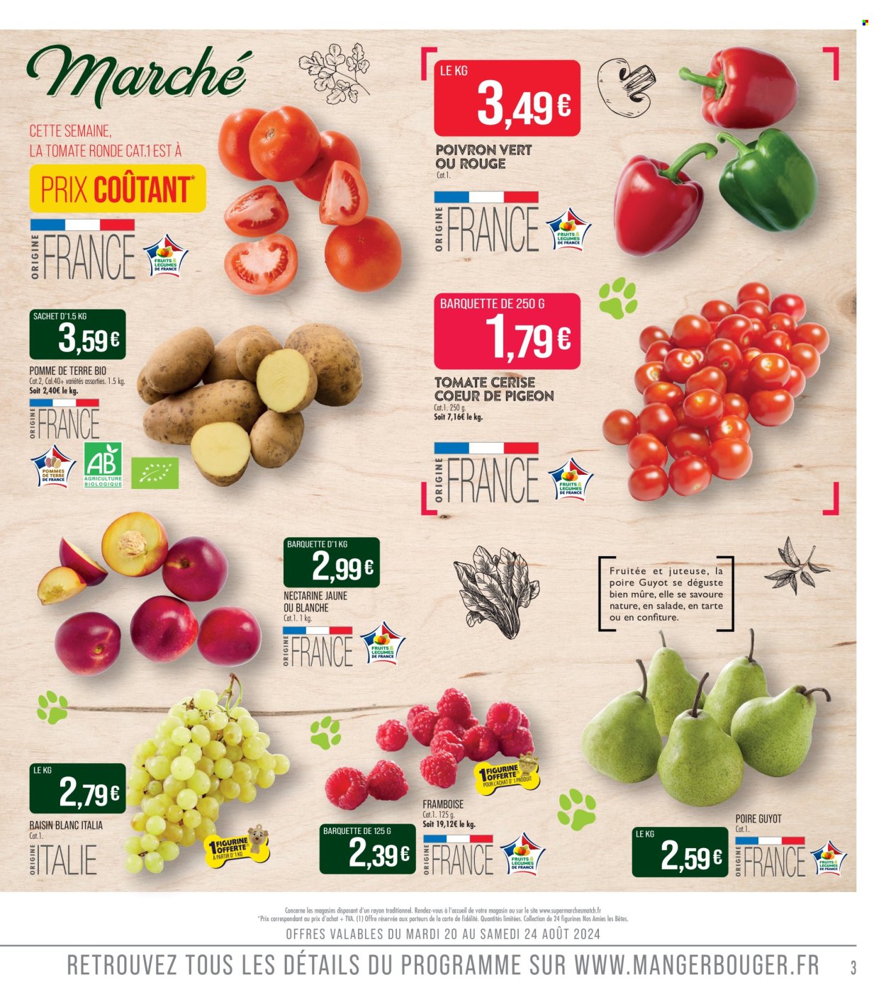 Catalogue Supermarché Match - 20/08/2024 - 01/09/2024. Page 3