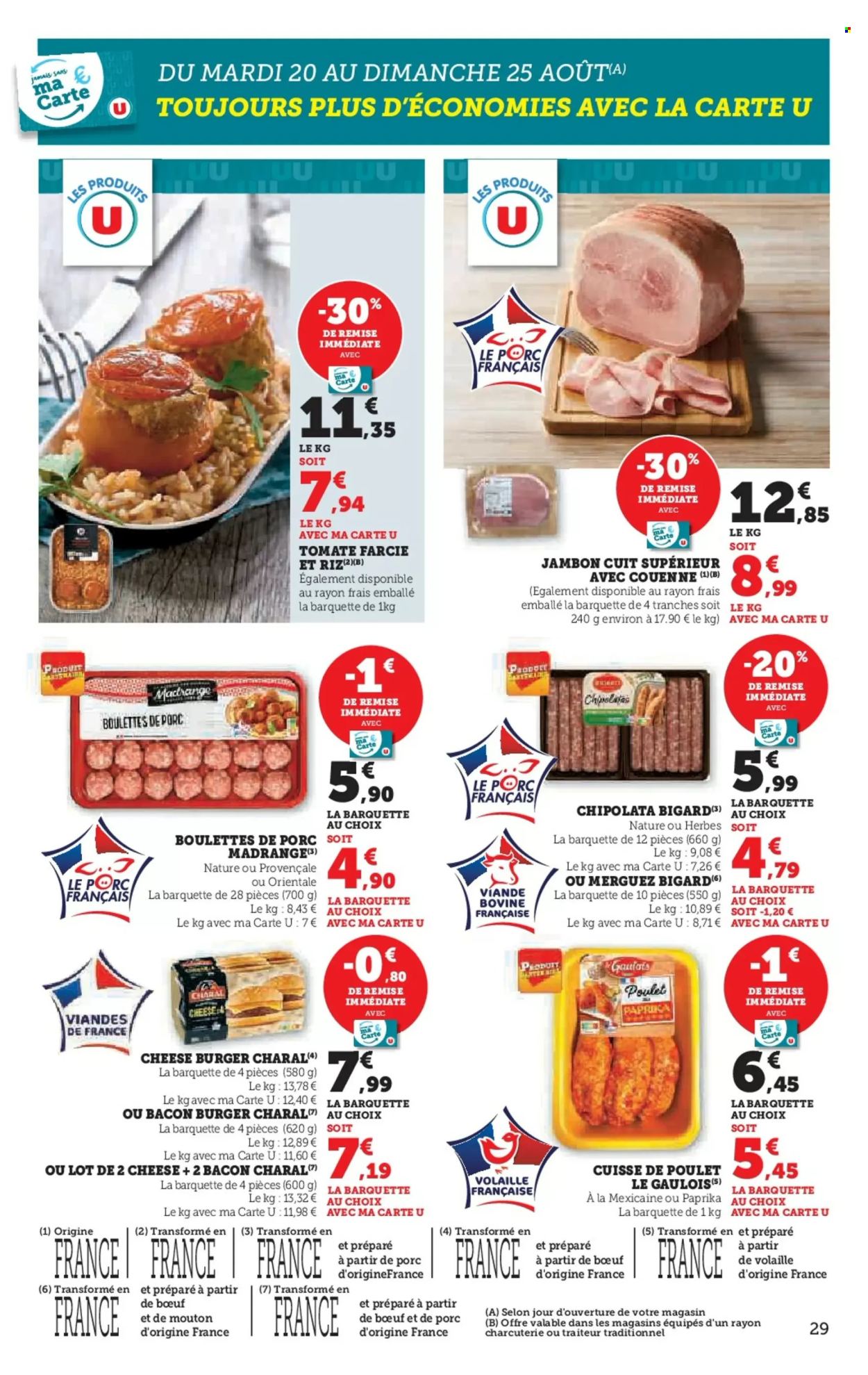 Catalogue SUPER U - 20/08/2024 - 01/09/2024. Page 29