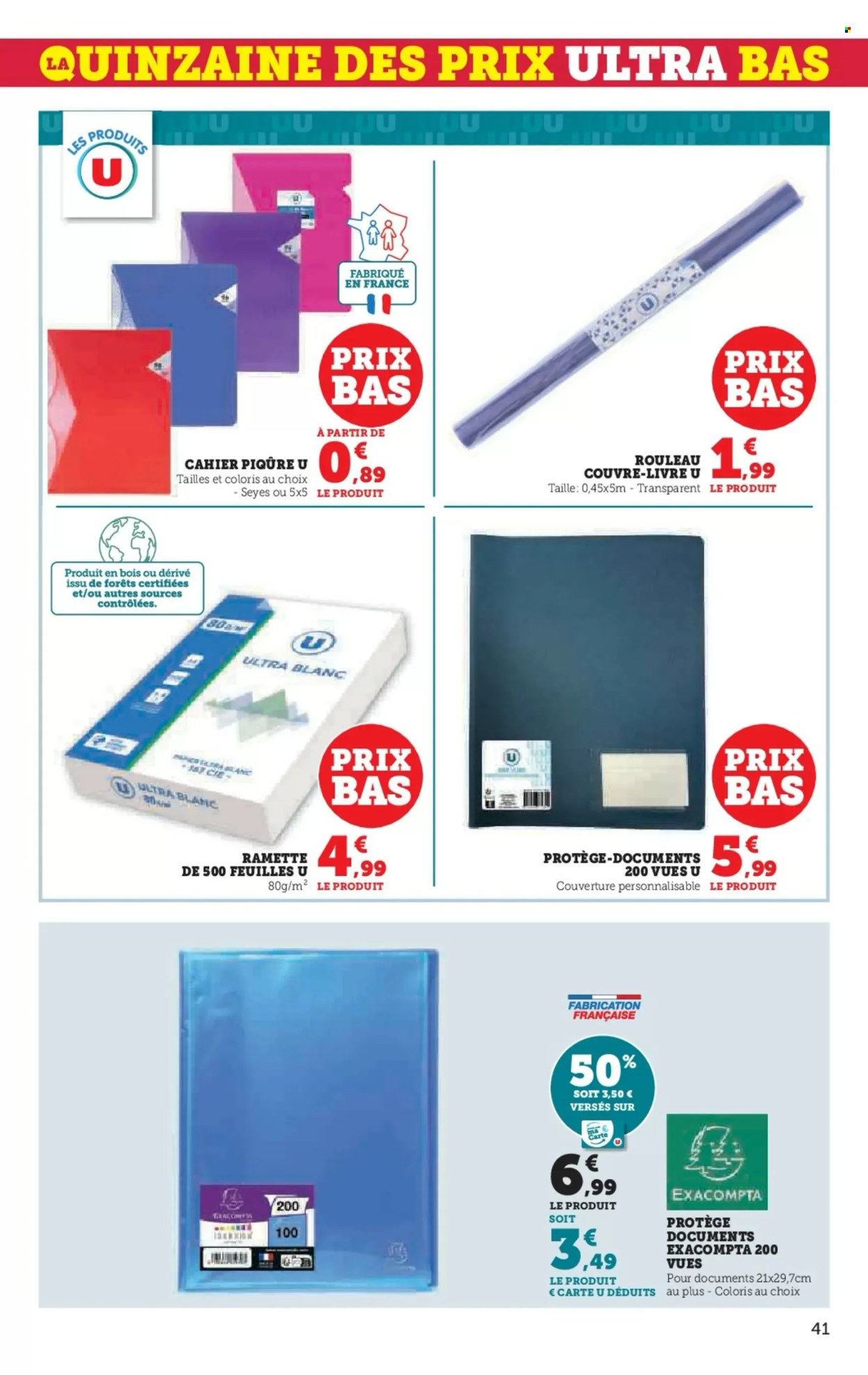 Catalogue SUPER U - 20/08/2024 - 01/09/2024. Page 41