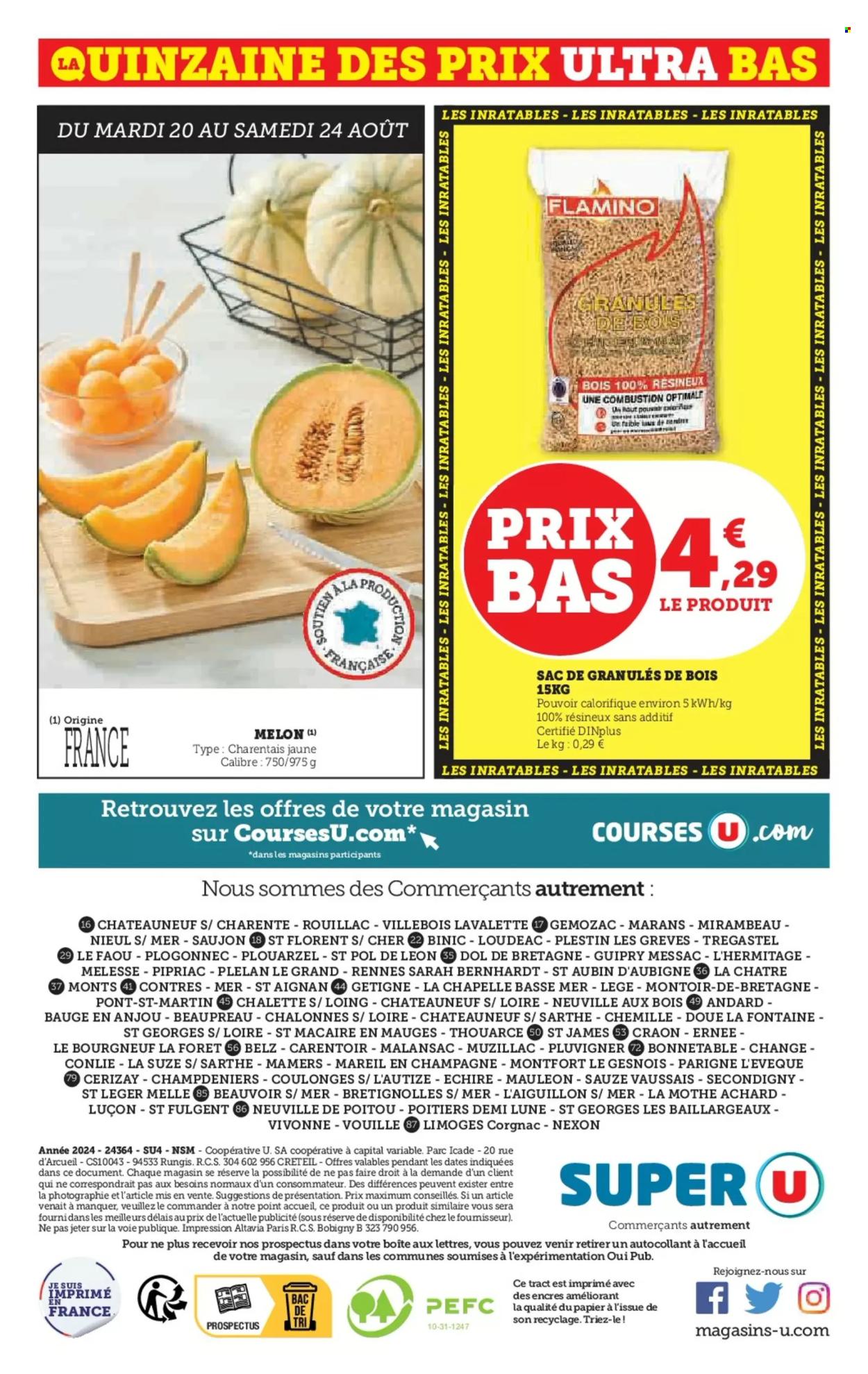 Catalogue SUPER U - 20/08/2024 - 01/09/2024. Page 44