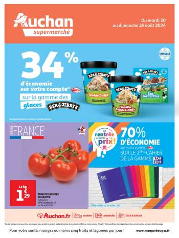 Catalogue Auchan - 20/08/2024 - 25/08/2024.