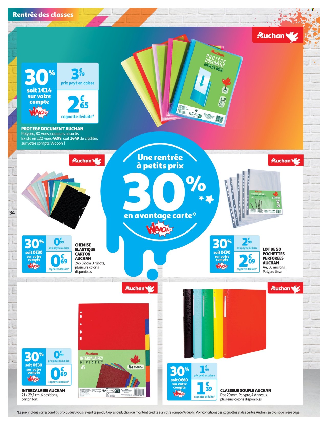 Catalogue Auchan - 20/08/2024 - 25/08/2024. Page 34