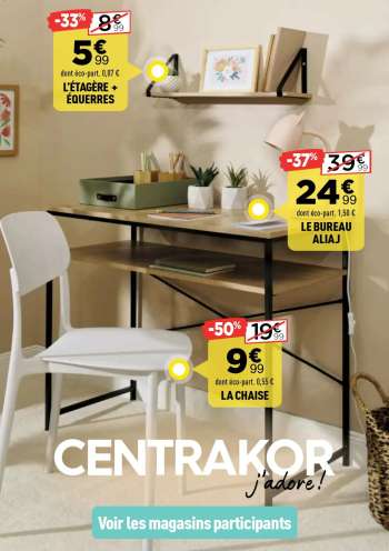 Catalogue Centrakor - 19/08/2024 - 01/09/2024.