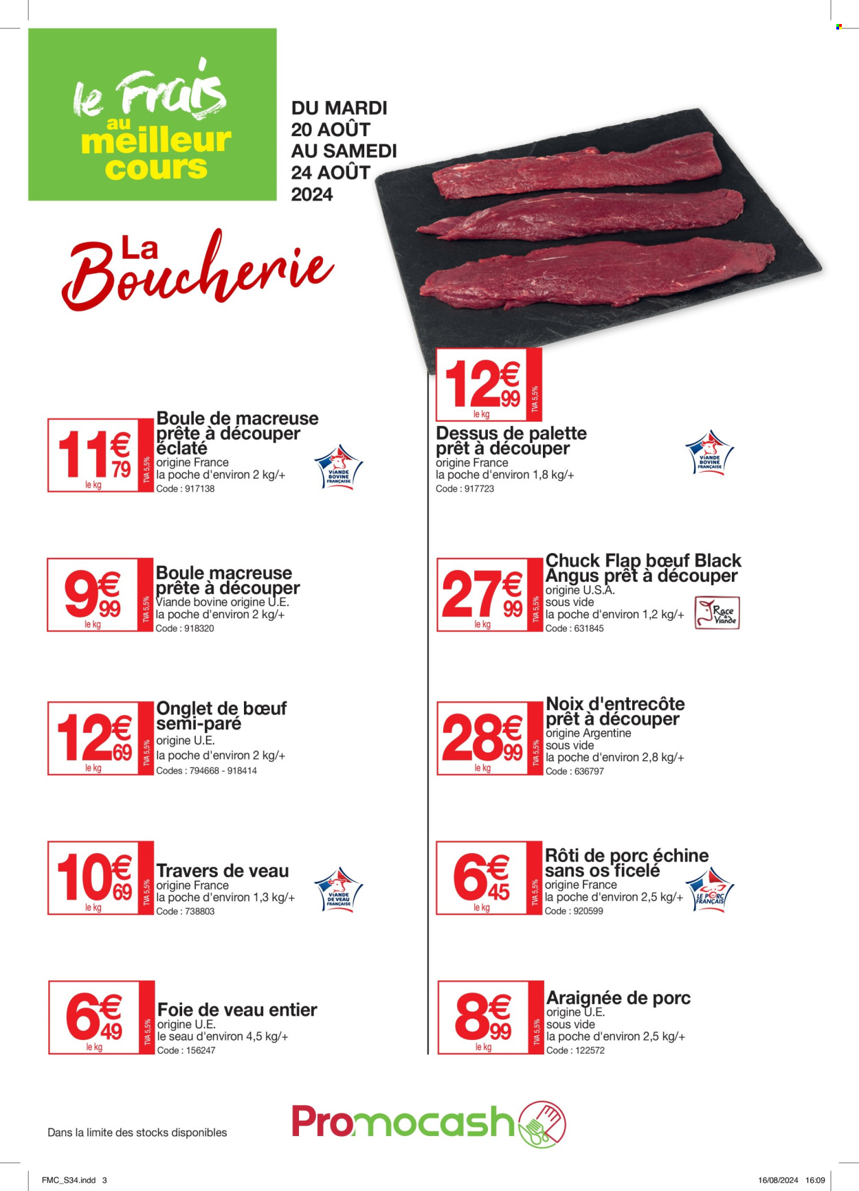 Catalogue Promocash - 20/08/2024 - 24/08/2024. Page 1