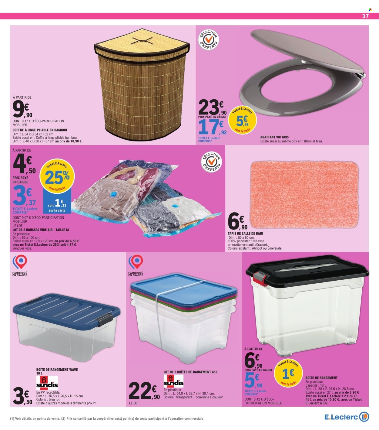 Catalogue E.Leclerc - 27/08/2024 - 07/09/2024. Page 37