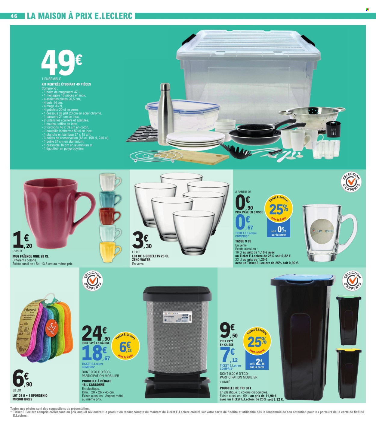 Catalogue E.Leclerc - 27/08/2024 - 07/09/2024. Page 46