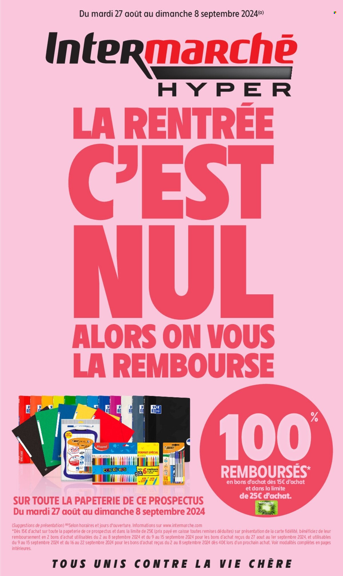 Catalogue Intermarché Hyper - 27/08/2024 - 08/09/2024. Page 1