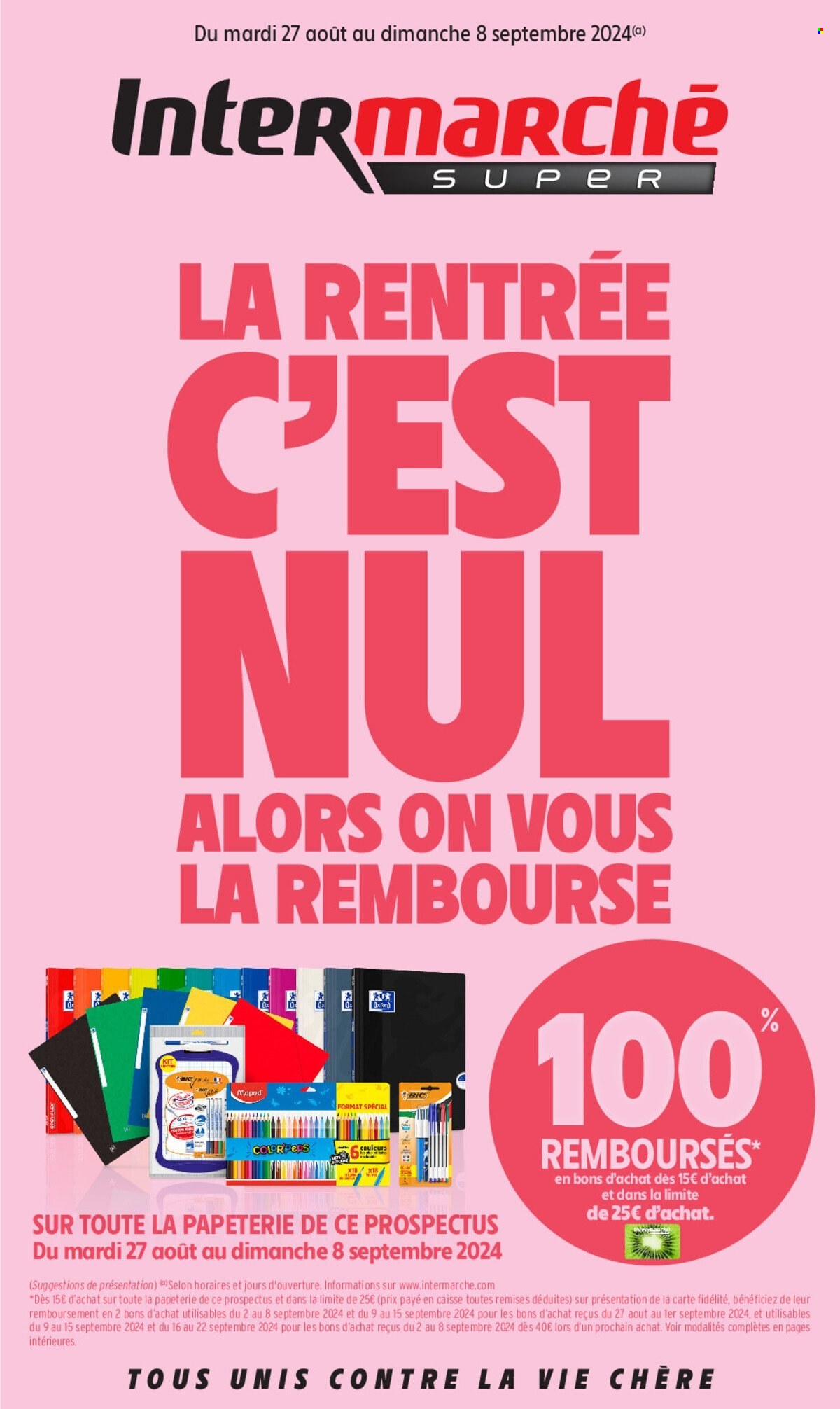 Catalogue Intermarché Super - 27/08/2024 - 08/09/2024. Page 1