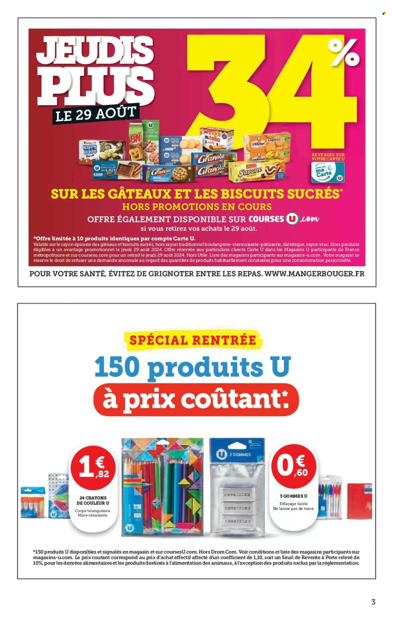 Catalogue SUPER U - 27/08/2024 - 08/09/2024. Page 3