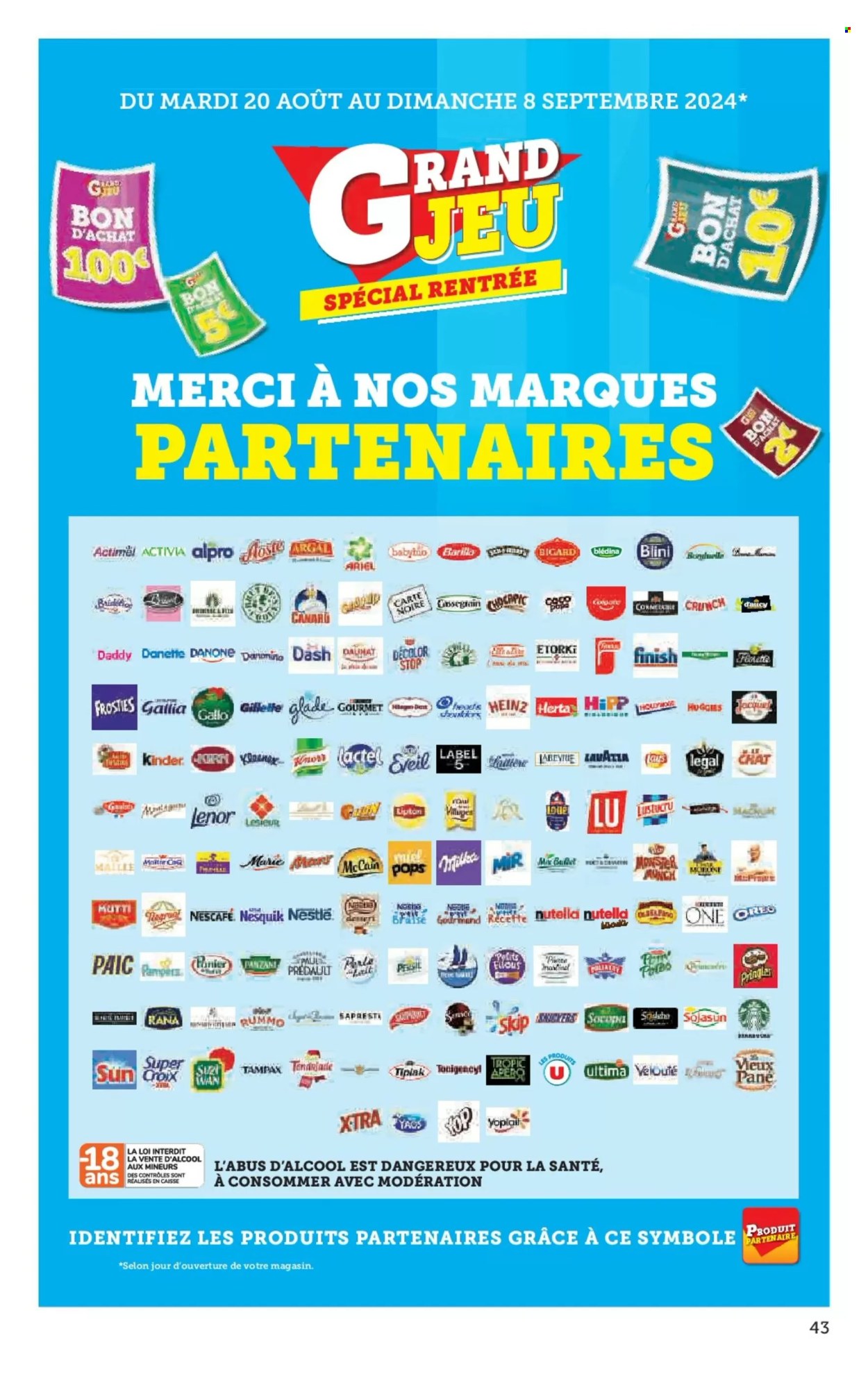 Catalogue SUPER U - 27/08/2024 - 08/09/2024. Page 43