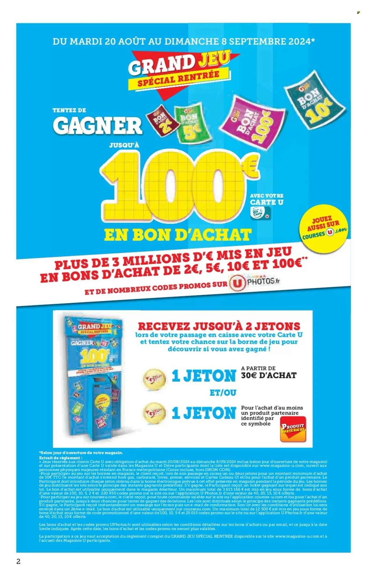 Catalogue U express - 27/08/2024 - 08/09/2024. Page 2