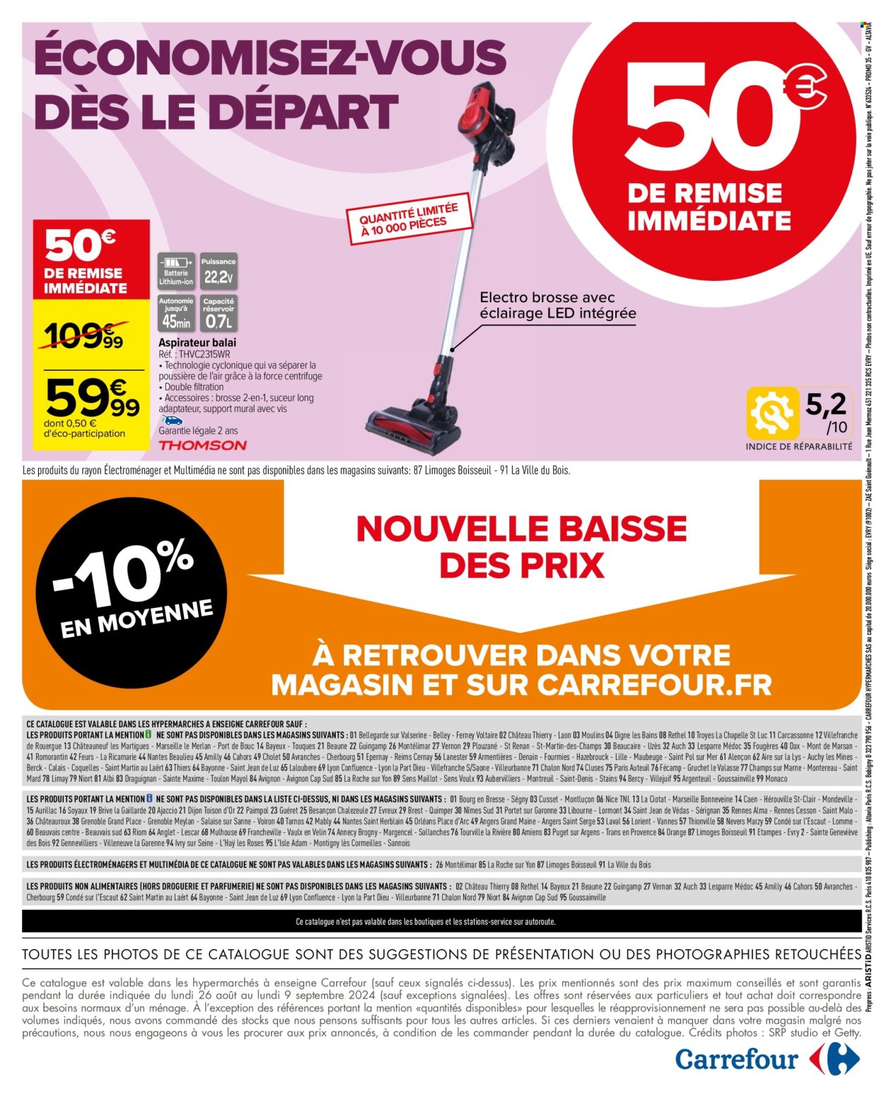 Catalogue Carrefour Hypermarchés - 26/08/2024 - 09/09/2024. Page 2