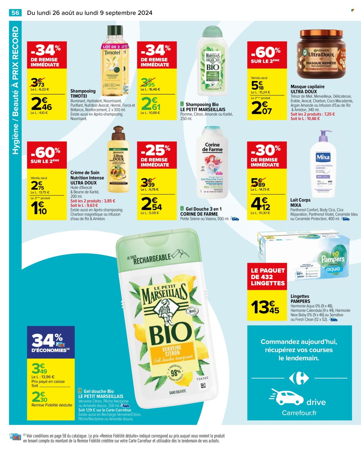 Catalogue Carrefour Hypermarchés - 26/08/2024 - 09/09/2024. Page 58