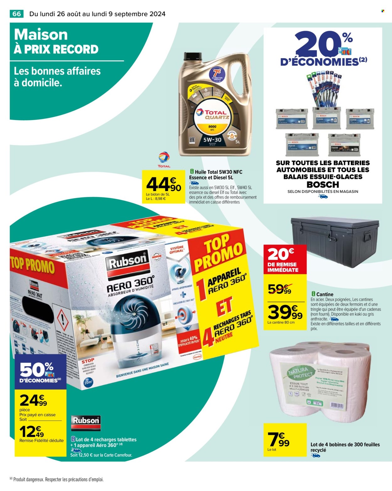 Catalogue Carrefour Hypermarchés - 26/08/2024 - 09/09/2024. Page 68