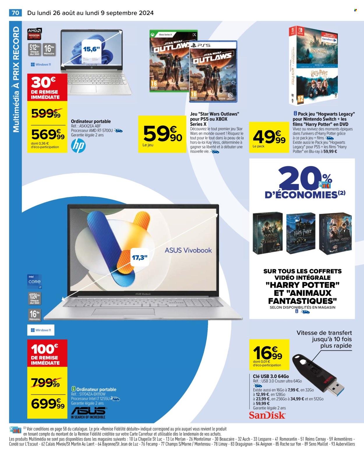 Catalogue Carrefour Hypermarchés - 26/08/2024 - 09/09/2024. Page 72