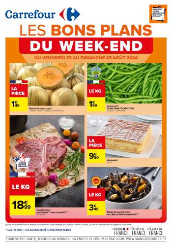 Catalogue Carrefour Hypermarchés - 22/08/2024 - 25/08/2024.