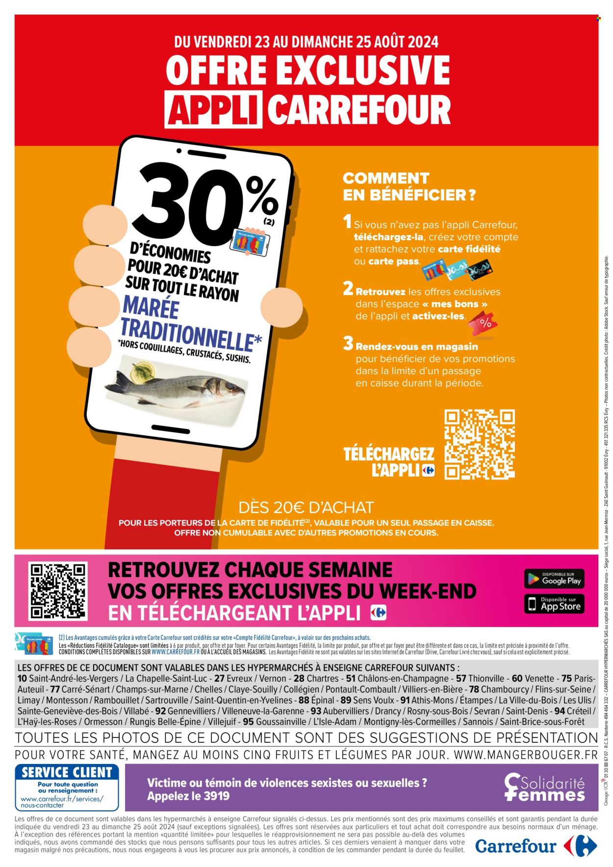 Catalogue Carrefour Hypermarchés - 23/08/2024 - 25/08/2024. Page 2