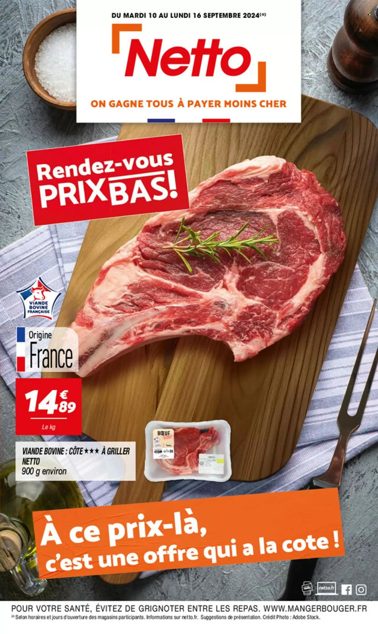 Catalogue Netto - 10/09/2024 - 16/09/2024. Page 1