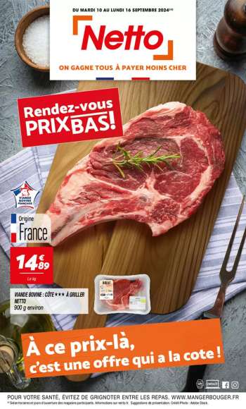 Catalogue Netto - 10/09/2024 - 16/09/2024.