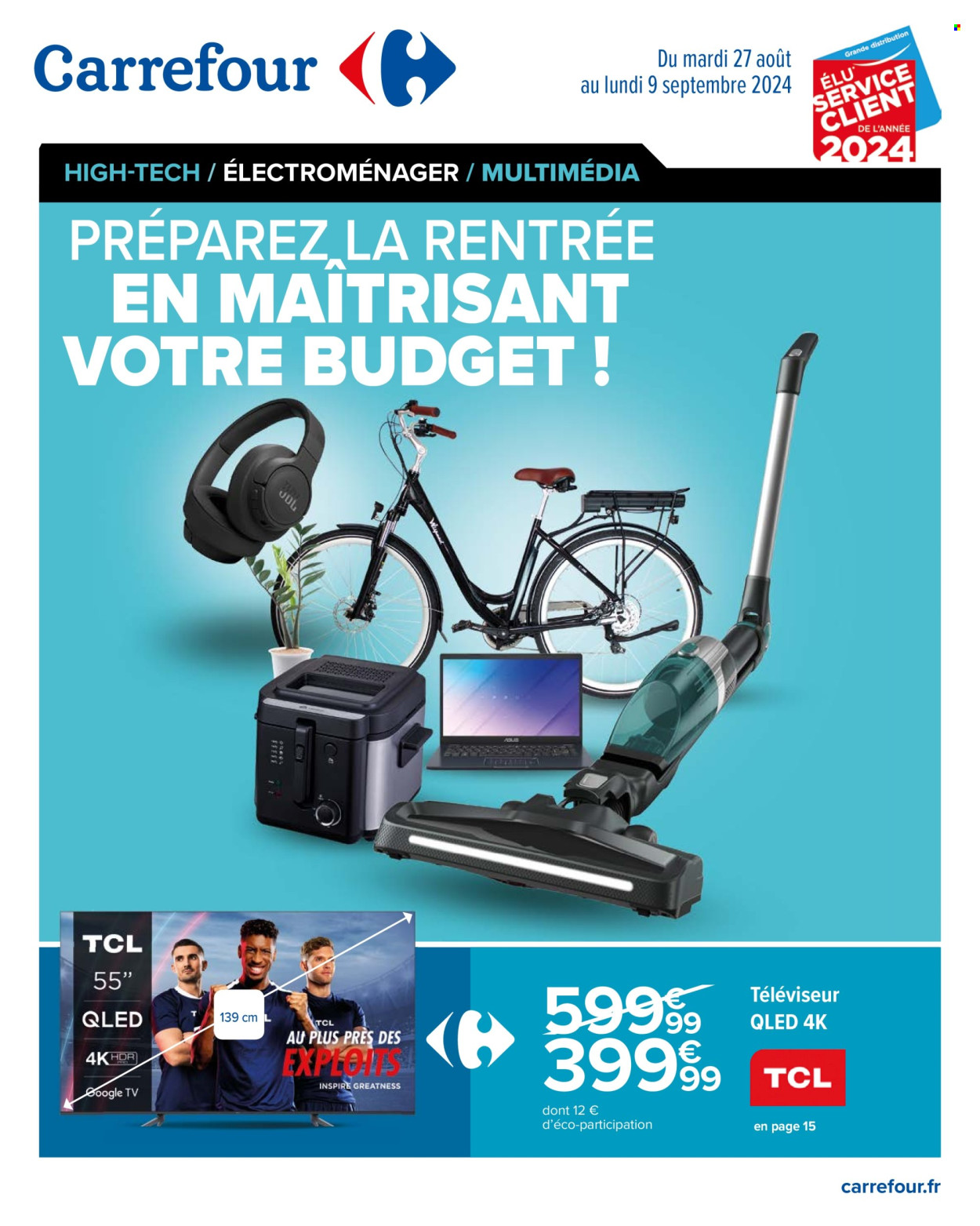 Catalogue Carrefour Hypermarchés - 27/08/2024 - 09/09/2024. Page 1