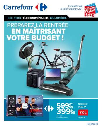 Catalogue Carrefour Hypermarchés - 27/08/2024 - 09/09/2024.