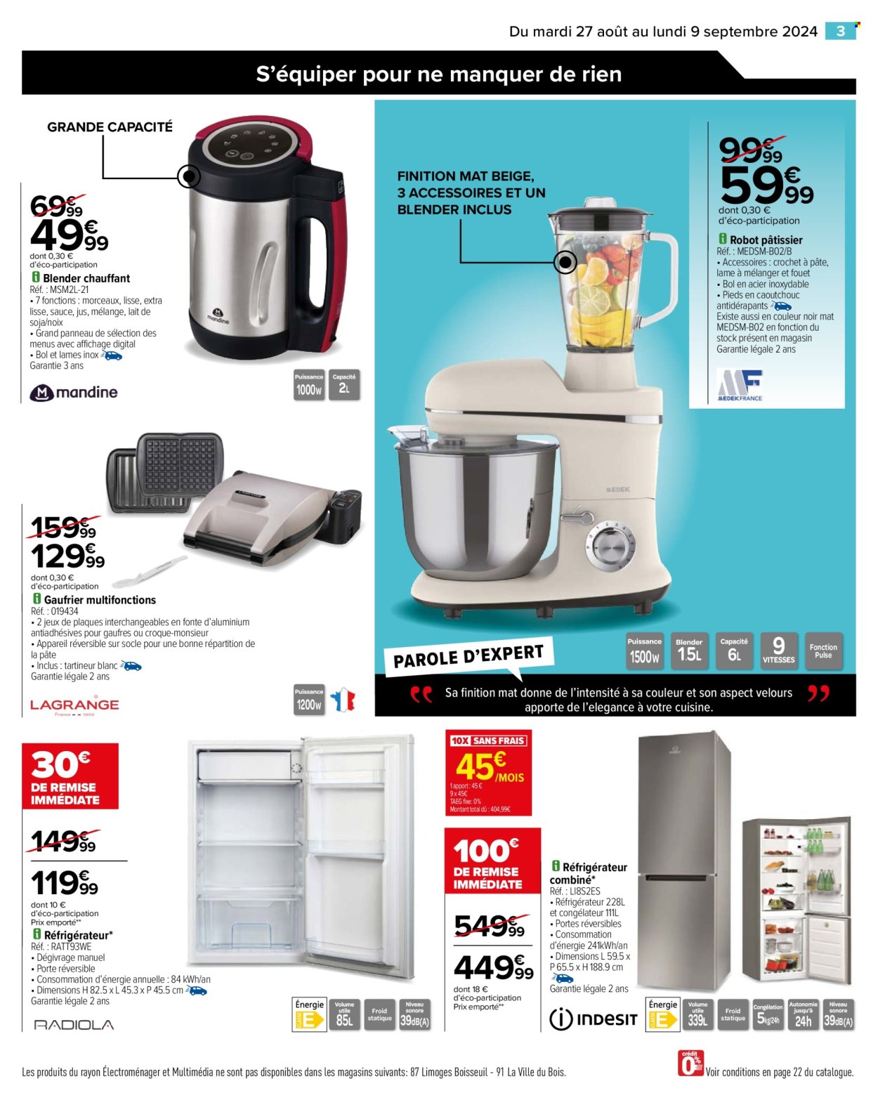 Catalogue Carrefour Hypermarchés - 27/08/2024 - 09/09/2024. Page 5