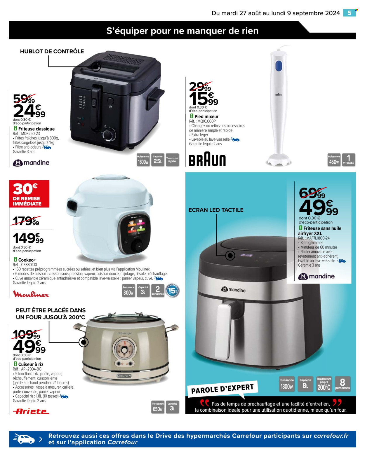 Catalogue Carrefour Hypermarchés - 27/08/2024 - 09/09/2024. Page 7