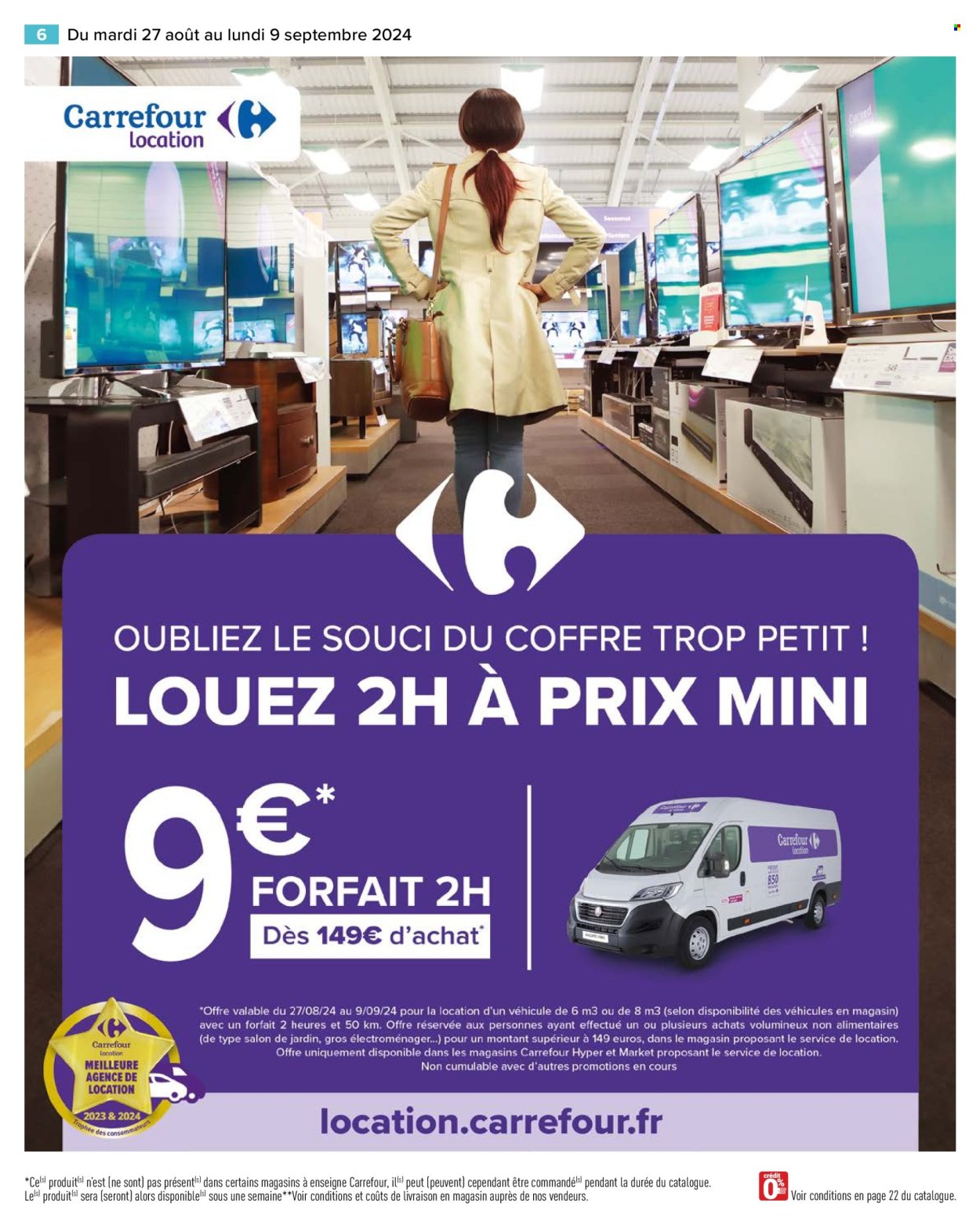 Catalogue Carrefour Hypermarchés - 27/08/2024 - 09/09/2024. Page 8