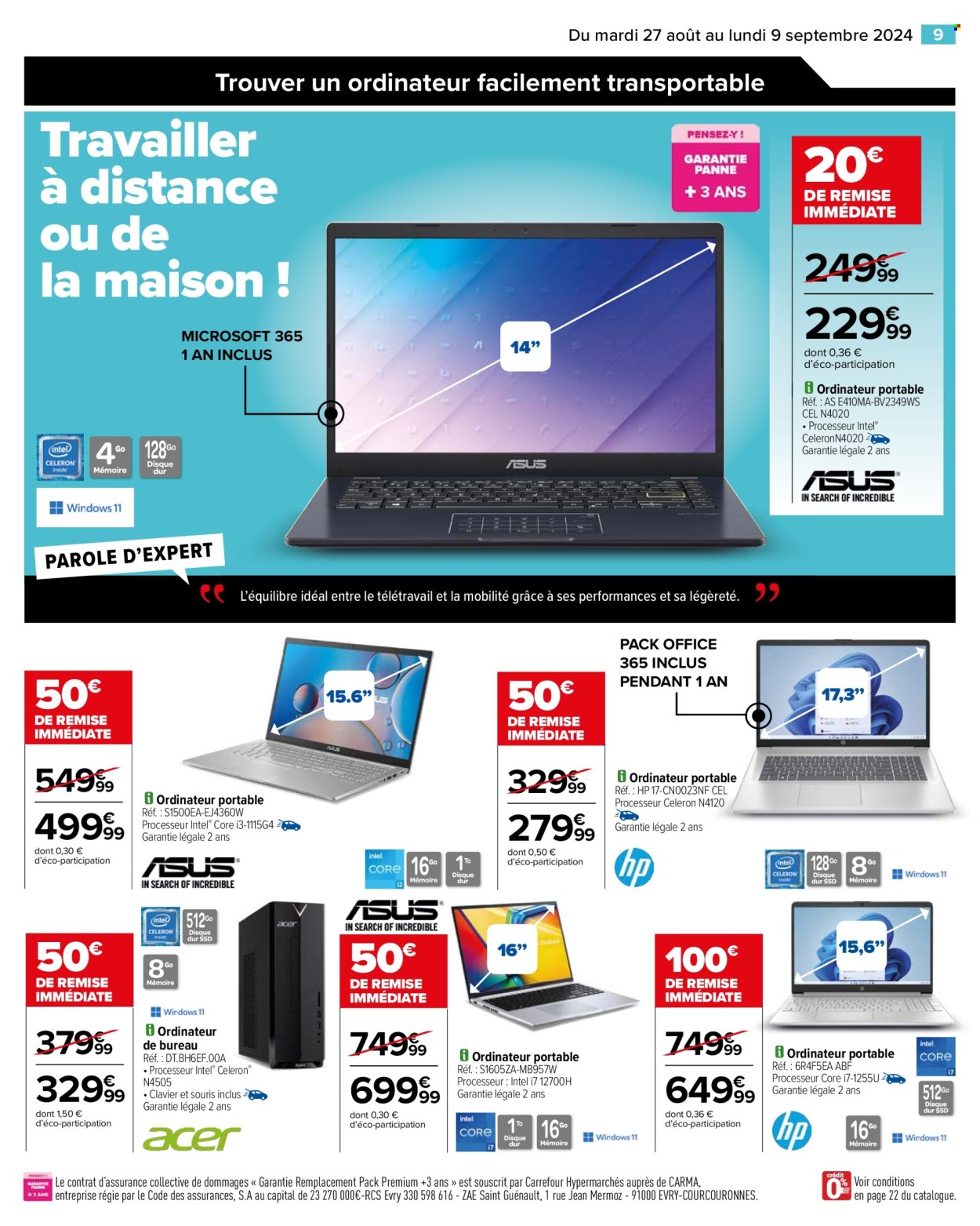 Catalogue Carrefour Hypermarchés - 27/08/2024 - 09/09/2024. Page 11