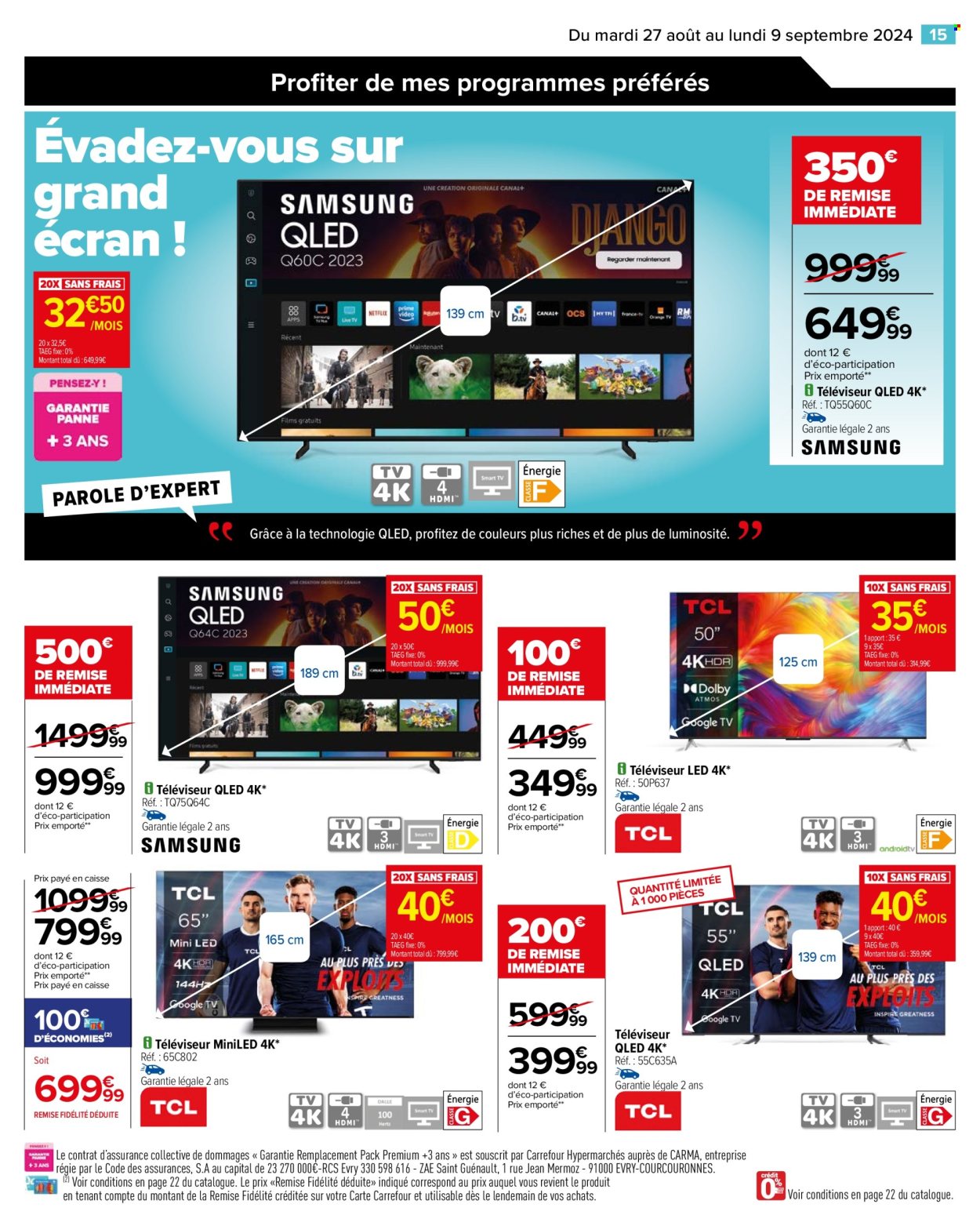 Catalogue Carrefour Hypermarchés - 27/08/2024 - 09/09/2024. Page 17