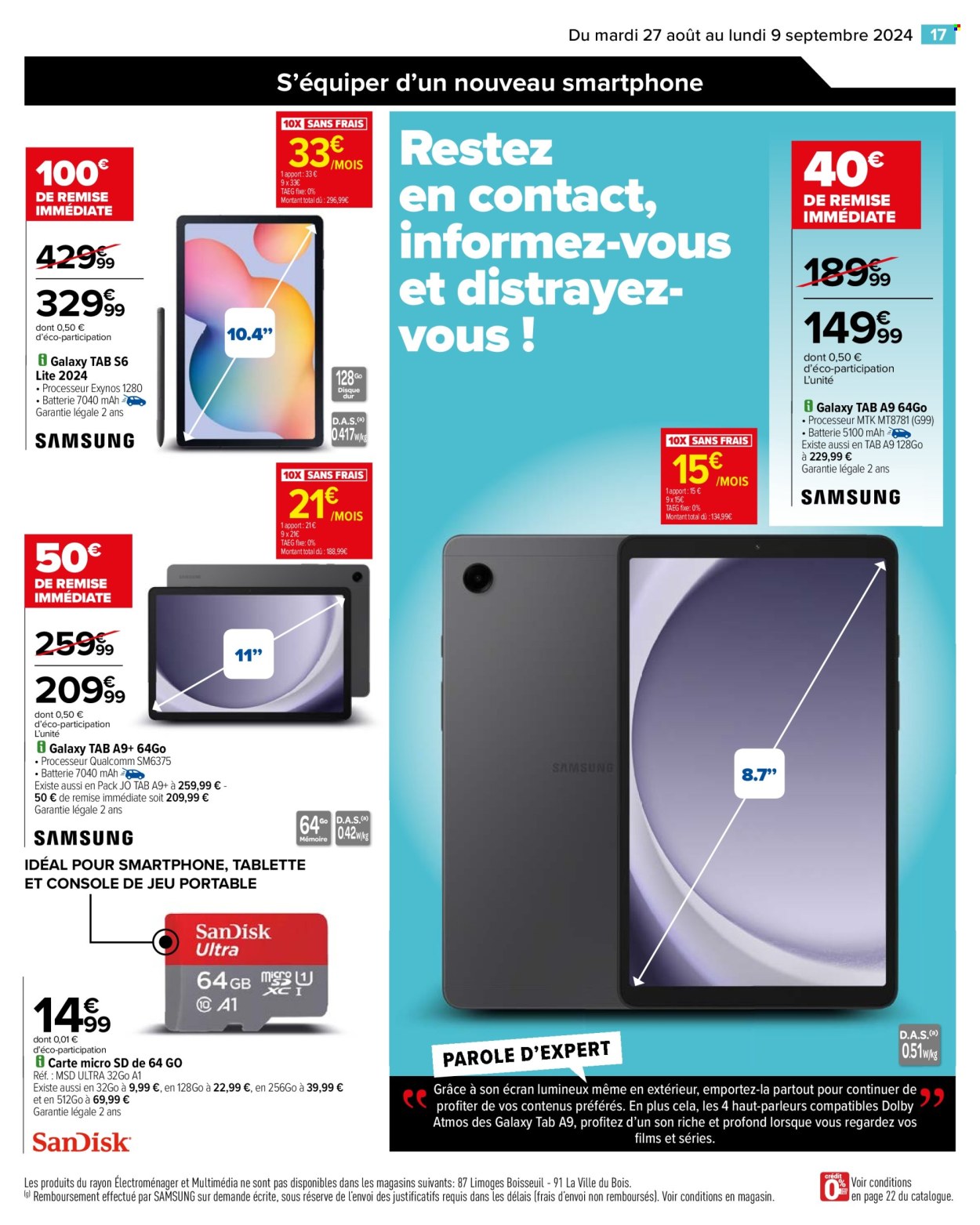 Catalogue Carrefour Hypermarchés - 27/08/2024 - 09/09/2024. Page 19
