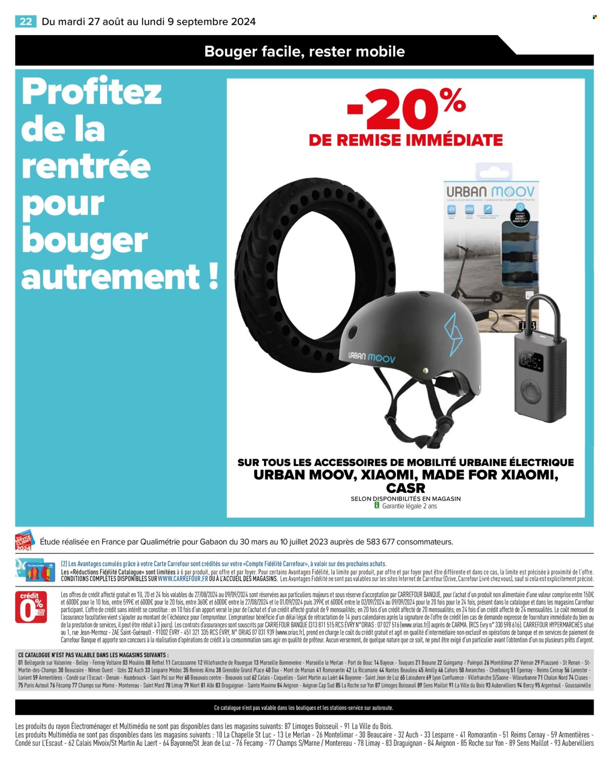Catalogue Carrefour Hypermarchés - 27/08/2024 - 09/09/2024. Page 24