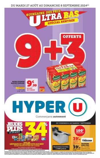 Catalogue HYPER U - 27/08/2024 - 08/09/2024.